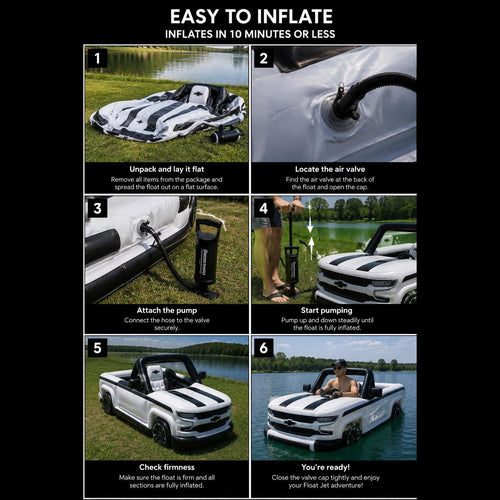 Classic white™ Motorized Truck Float
